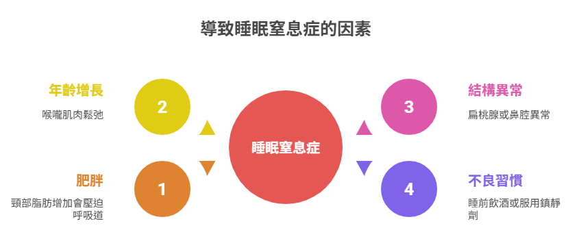 睡眠窒息症的原因