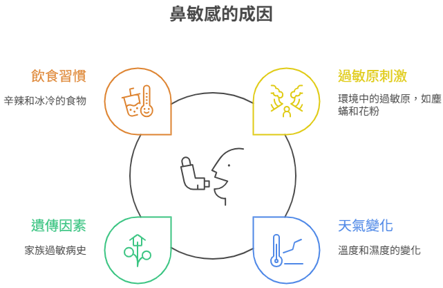 鼻敏感的主要成因