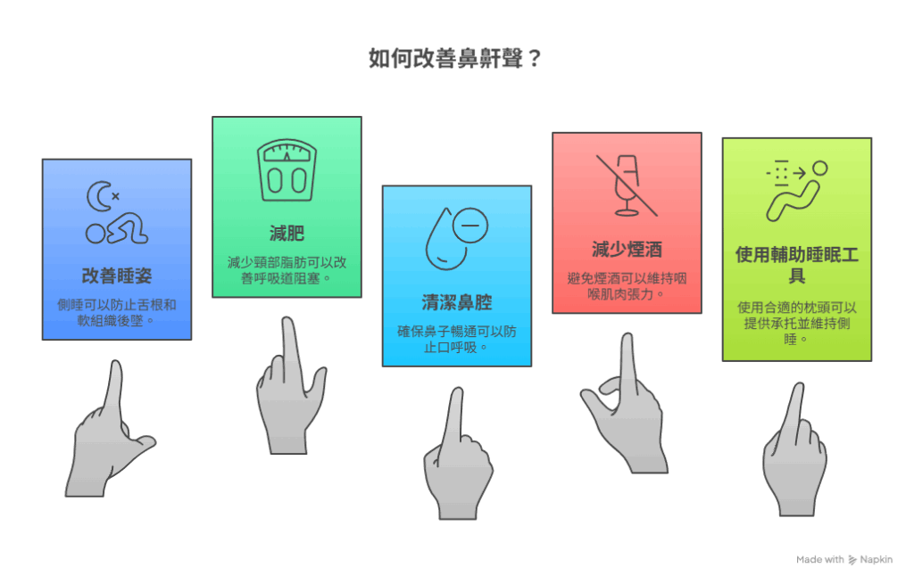 改善鼻鼾聲